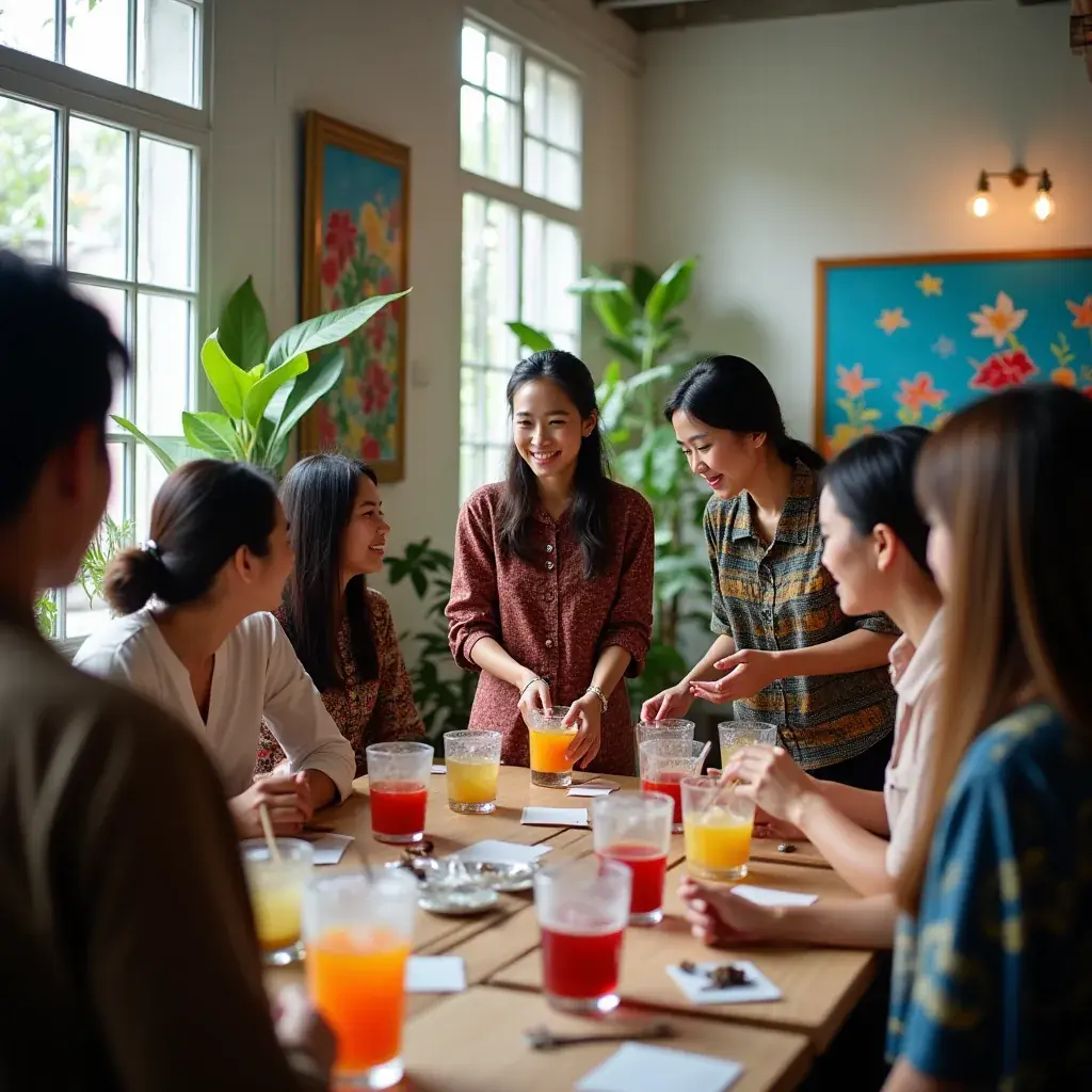 Creative team brainstorming