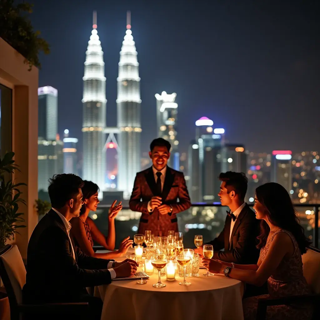 Professional business solutions illustration